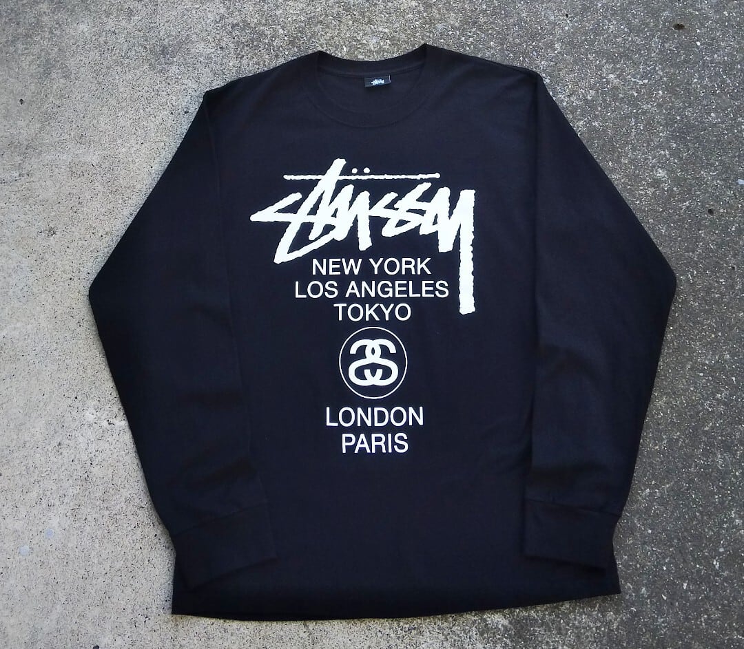 Stussy world tour long sleeve tee | What'z up