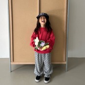 韓国子供服 / 26Autumn / cantuccistudio / マリーブフラワーパンツ / 秋服 *XS~JS*