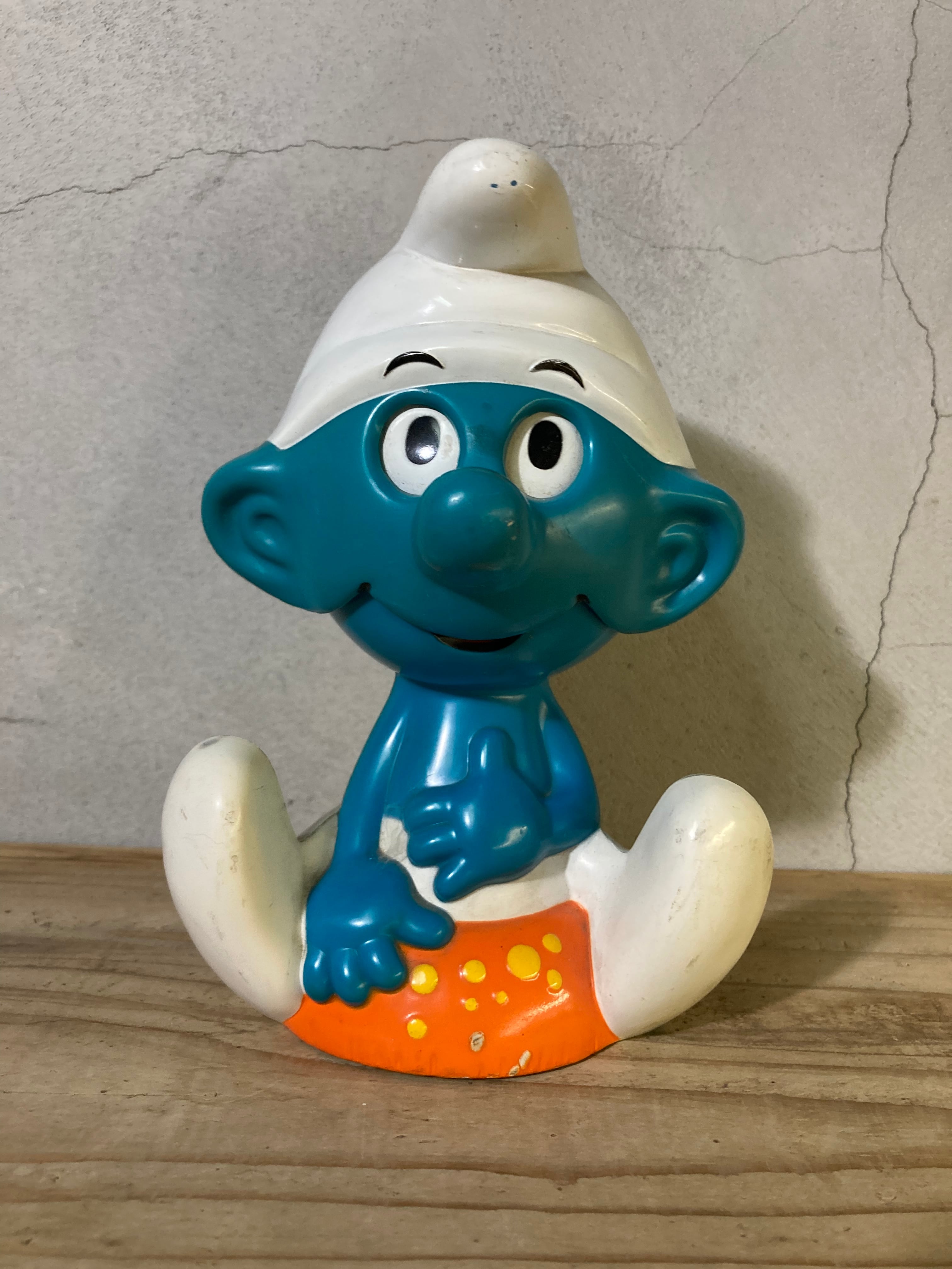 80's SMURF Talking Figure (beady antiques)