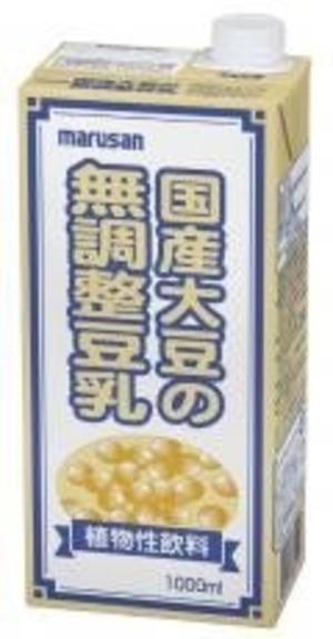 国産大豆の無調整豆乳 １０００ｍｌ　マルサン