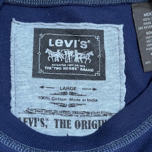 【LEVI'S】サーマルシャツ ハニカム生地 長袖シャツ ロンT リーバイス L US古着