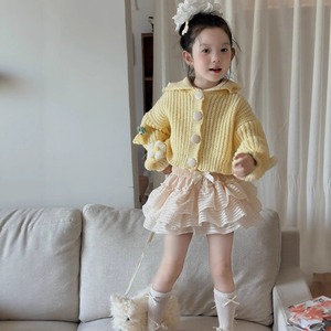 秋ハイウエストAラインふんわりスカート