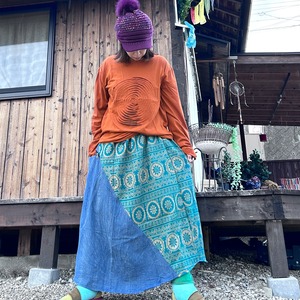 ヤク重ね着風スカート A