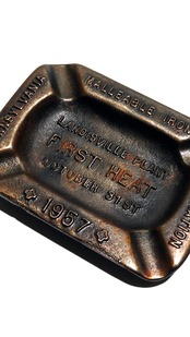 1957 “FIRST HEAT” Commemorative Ashtray – Pennsylvania Malleable Iron, Landisville Plant