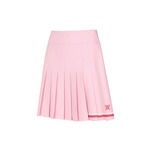 WOMEN LOGO BAND PLEATS SKIRT