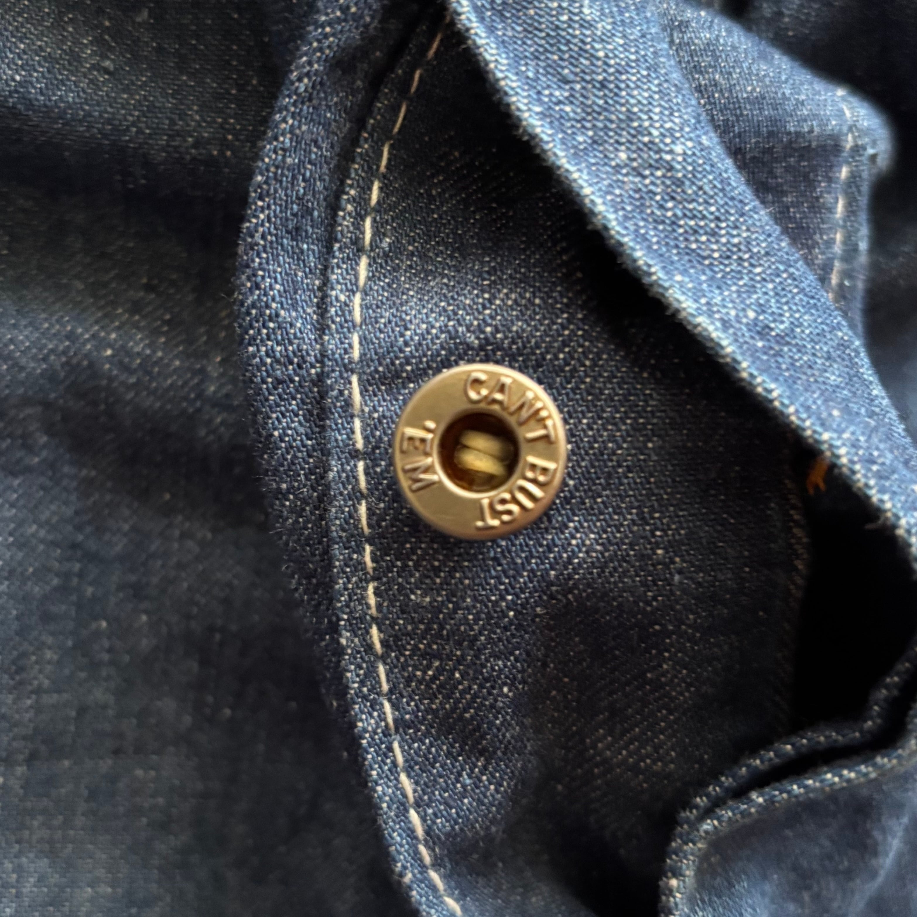 Vintage 50s CAN'T BUST'EM Denim Overall | ACROSS THE RIVER