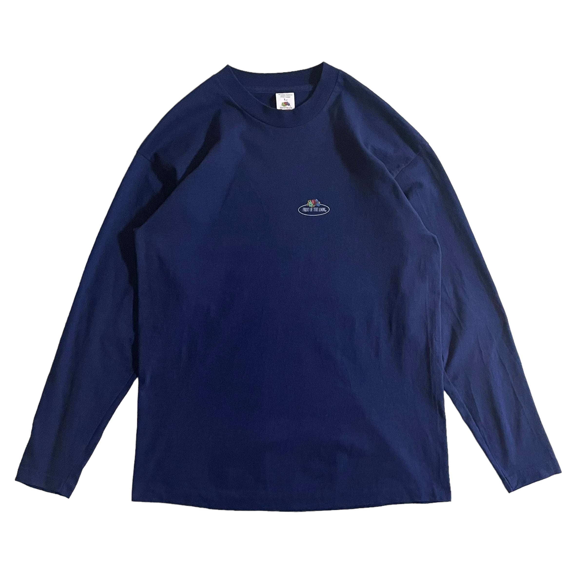 1990's アイルランド製 FRUIT OF THE LOOM ブランドロゴ 長袖Tシャツ