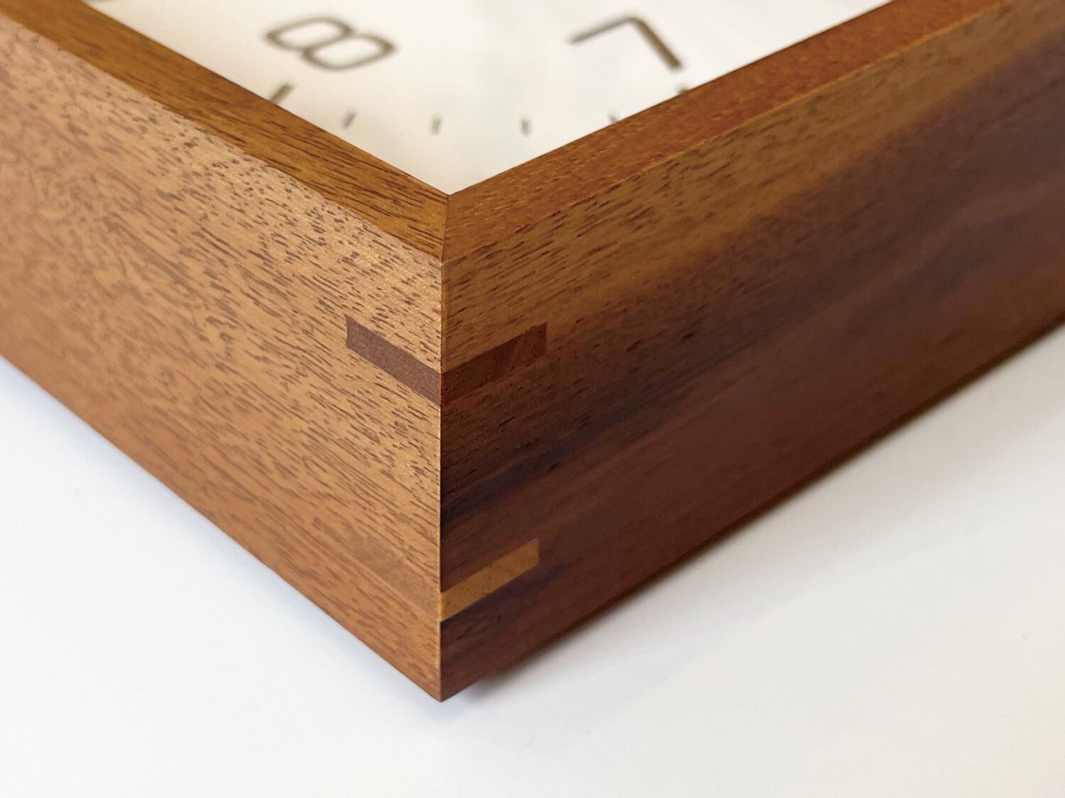 KATOMOKU muku square clock 2 ウォールナット km-65WA | 加藤木工株式