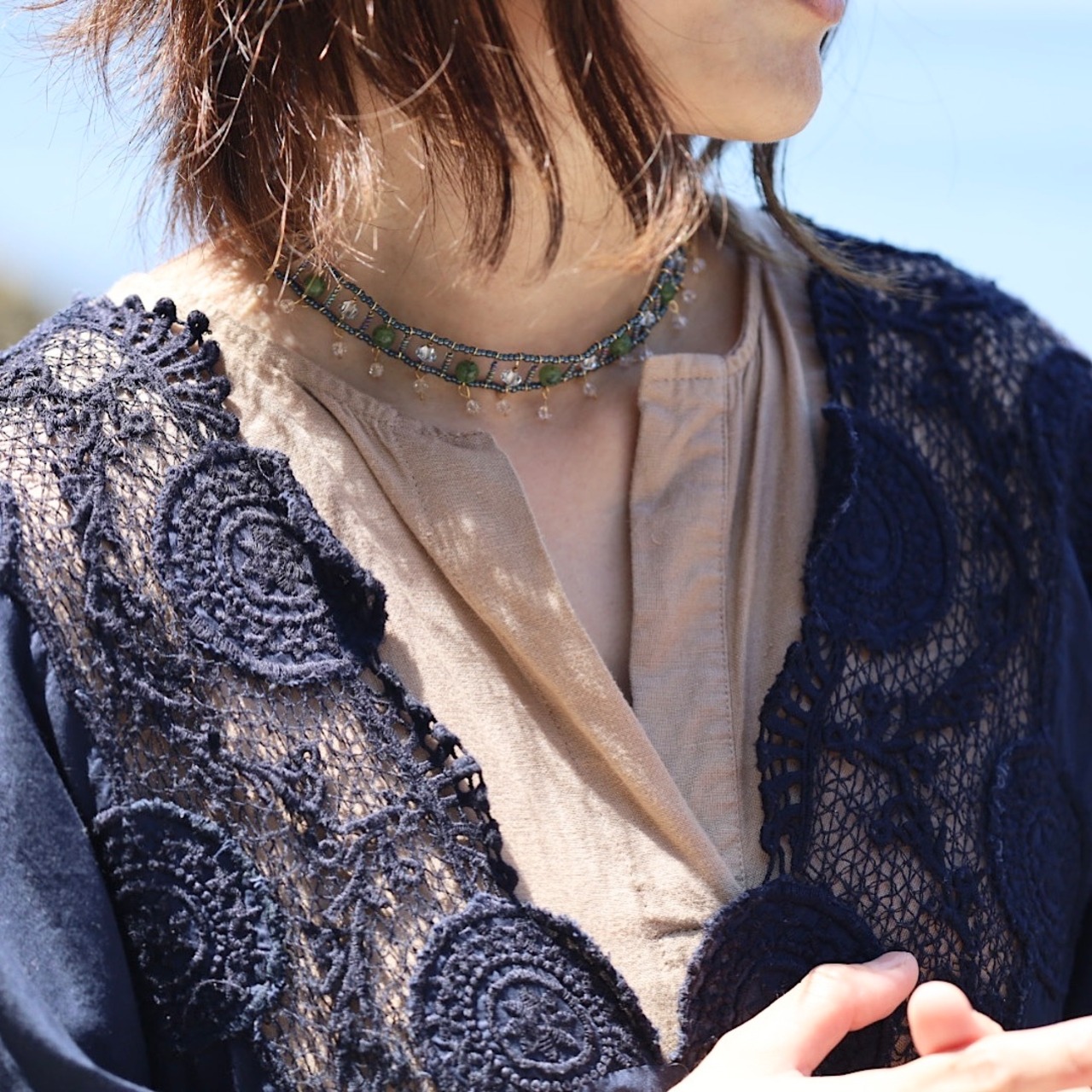 Enbu 炎舞 チョーカー (ブレスレット)/ Purple