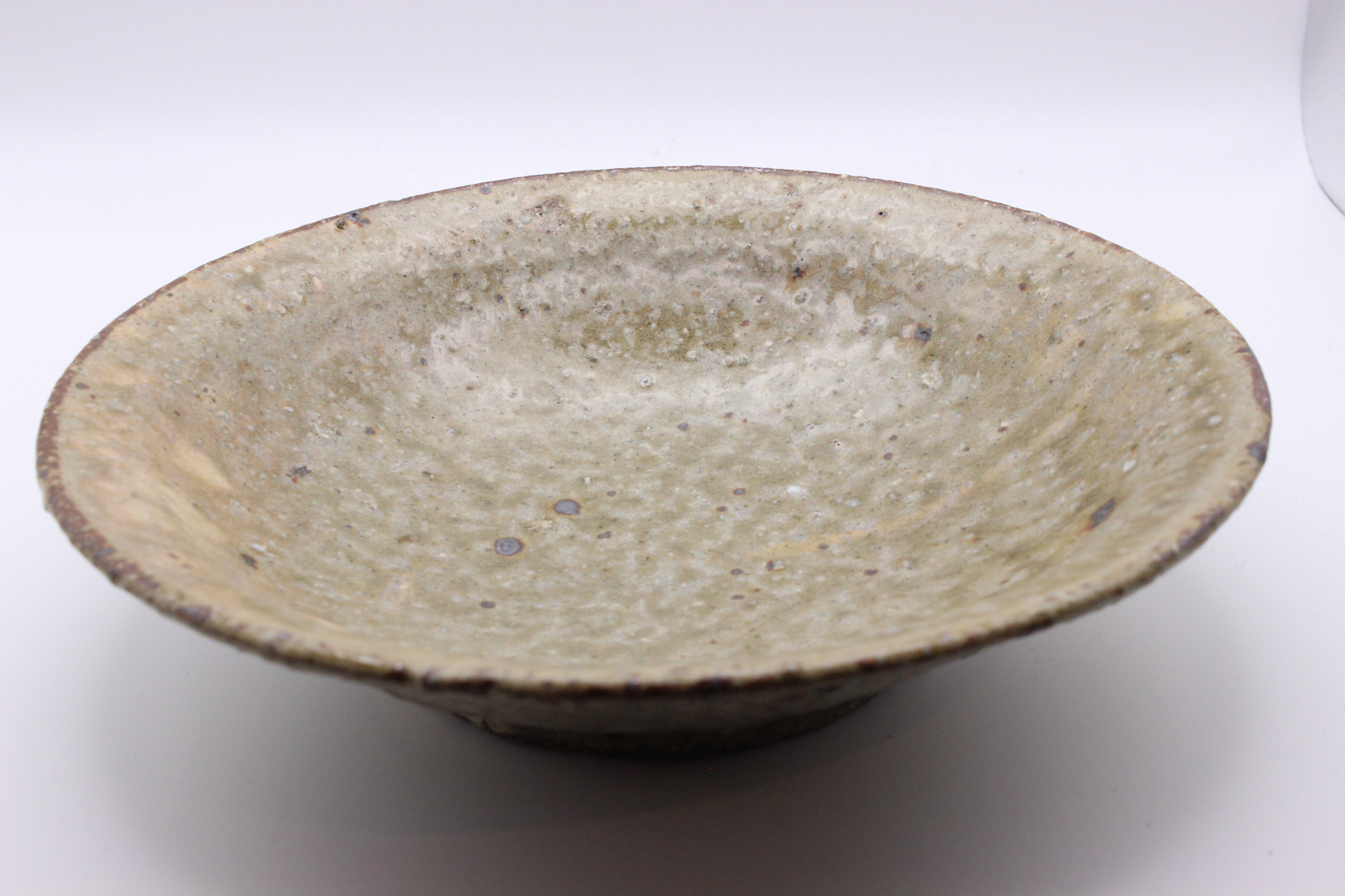 黄イラボ6寸たわみ鉢【鈴木正彦】 | うつわ四季 オンラインショップ