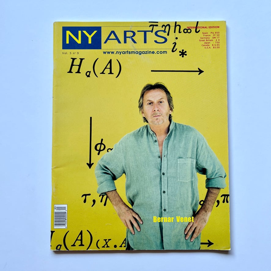 【 絶版洋古書・雑誌】　NY ARTS MAGAZINE Vol.5 no.9  Bernar Venet [3100249]