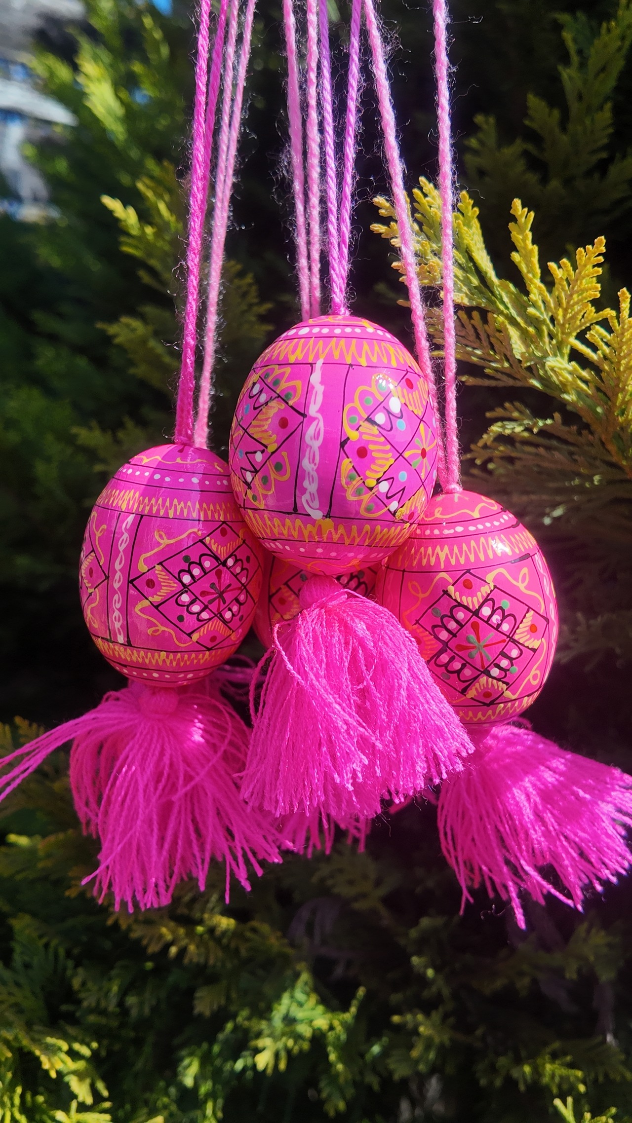 装飾用木製プィサンカ（イースターエッグ）　コロミヤモデル - 2