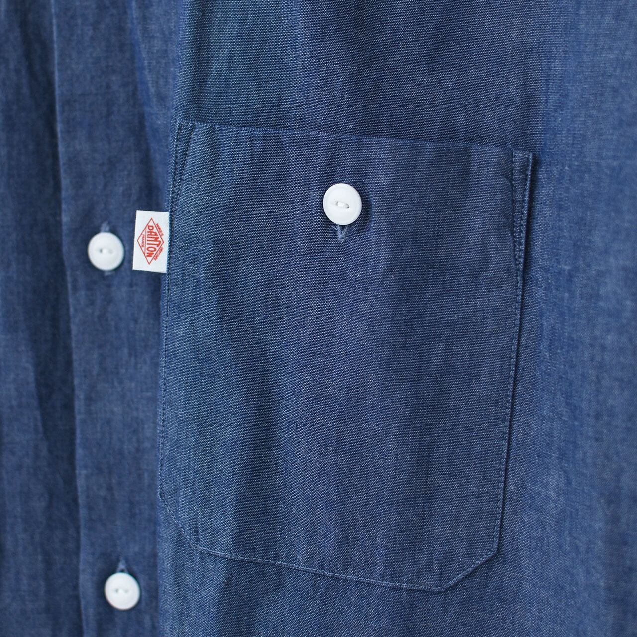 DANTON [ダントン] W COTTON CHAMBRAY WORK SHIRT [DT-G0091SCA