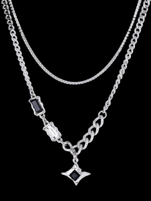 STAR PENDANT CHAIN NECKLACE  K0120