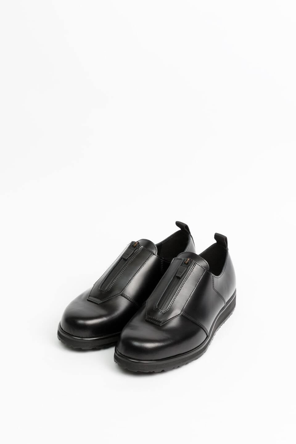 受注生産】007 : saddle.zip _ [holo metal] #black | stglitz