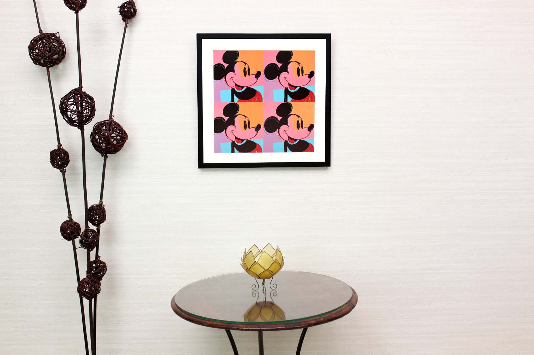 最高の アンディ ウォーホル ミッキーマウス絵画 絵画 タペストリ Floridaairtours Com