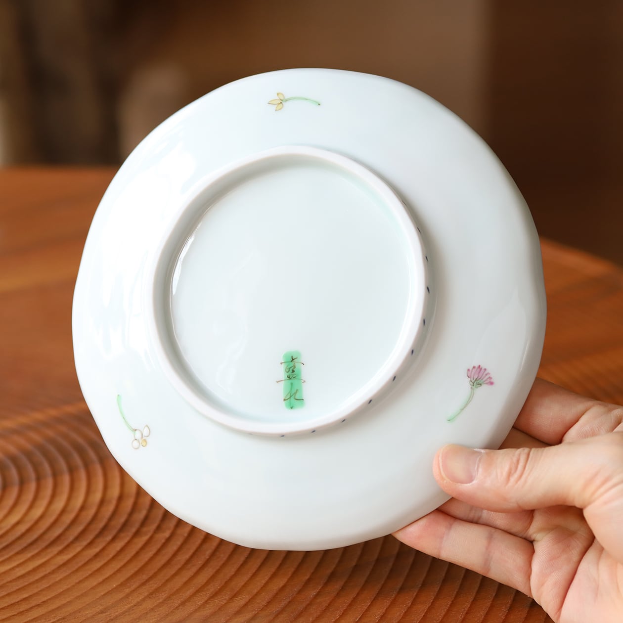 うつわ藍水 ｜ 6寸皿（約18cm） 花暦（4色）｜ 波佐見焼 | にっこう