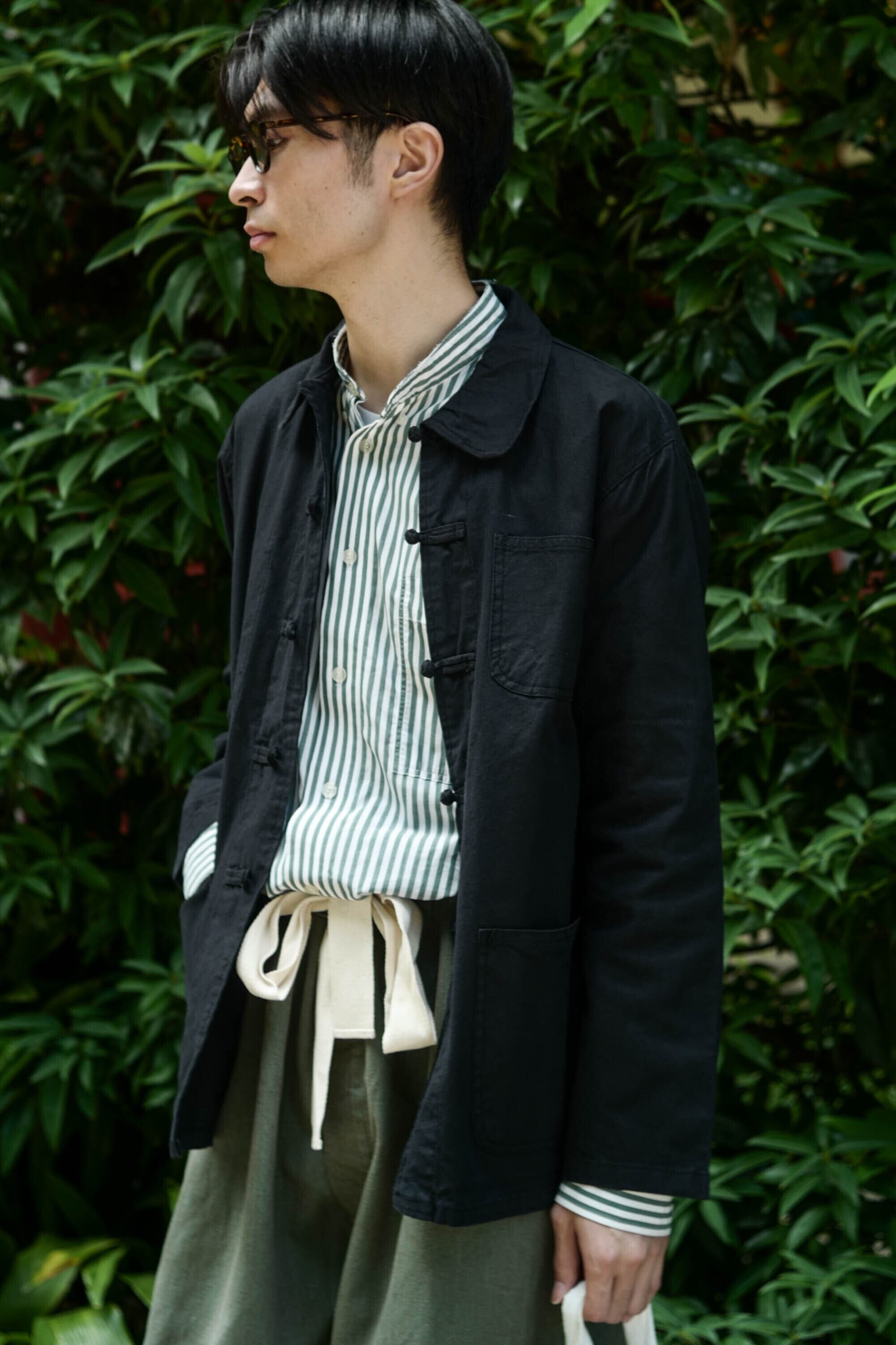 フレンチチャイナジャケット ブラック | militaria & encore 