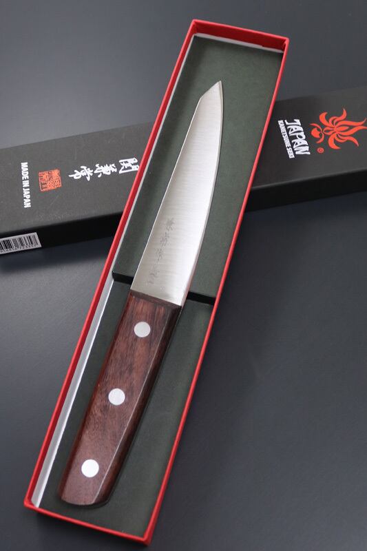 KC-335 関兼常作 ローズ柄 骨透 丸 140mm レア 新品 未使用 KC-335 関兼常作 ローズ柄 骨透 丸 140mm 日本製 シェフナイフ 刃物