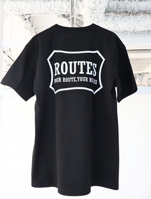 ROUTES LOGO TEE /ブラック