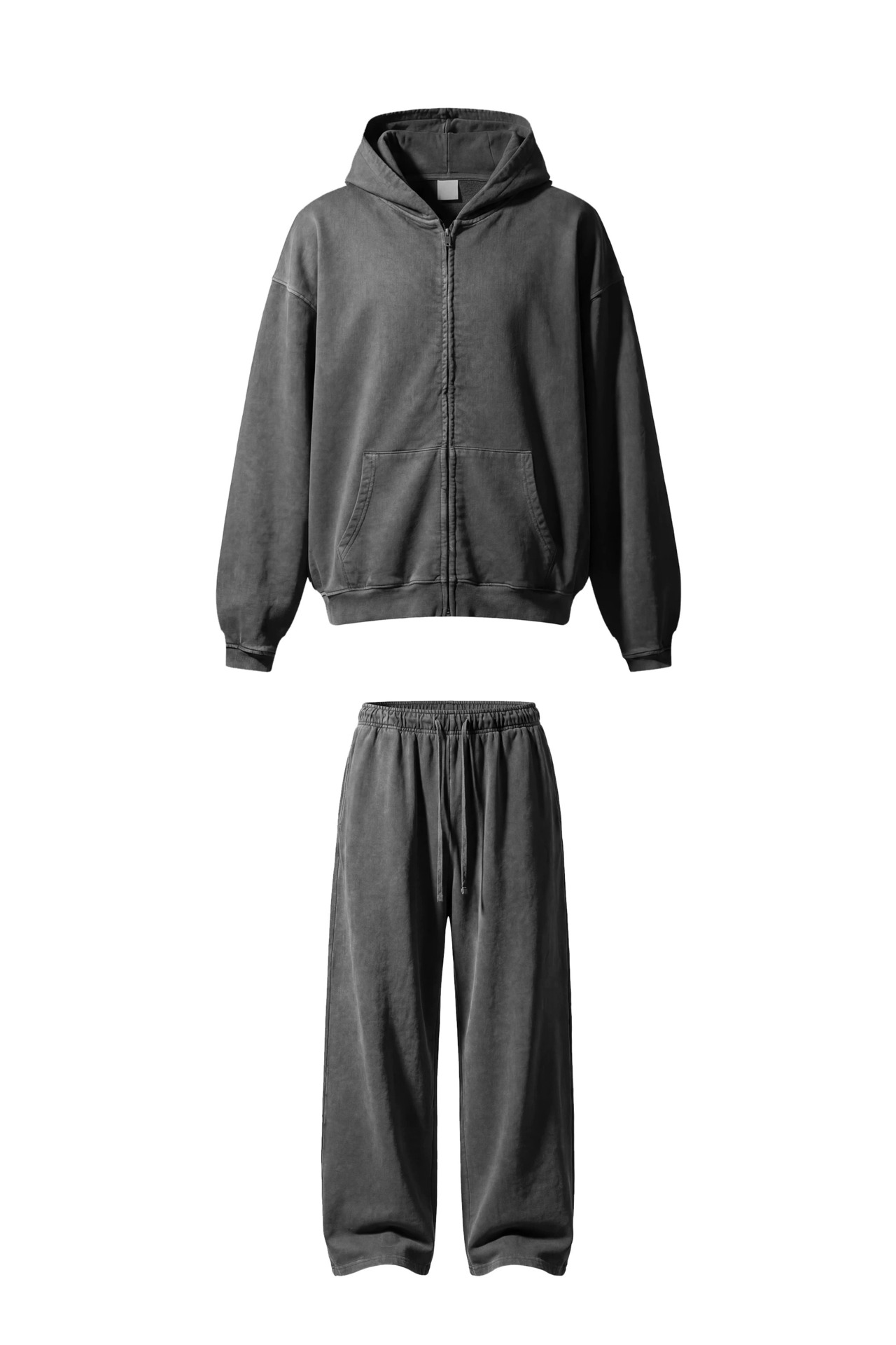 Geechoosemoney ベーシック ヘビーウォッシュ スウェットセットアップ