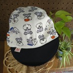 サイクルキャップ　にっこりシュナウザー