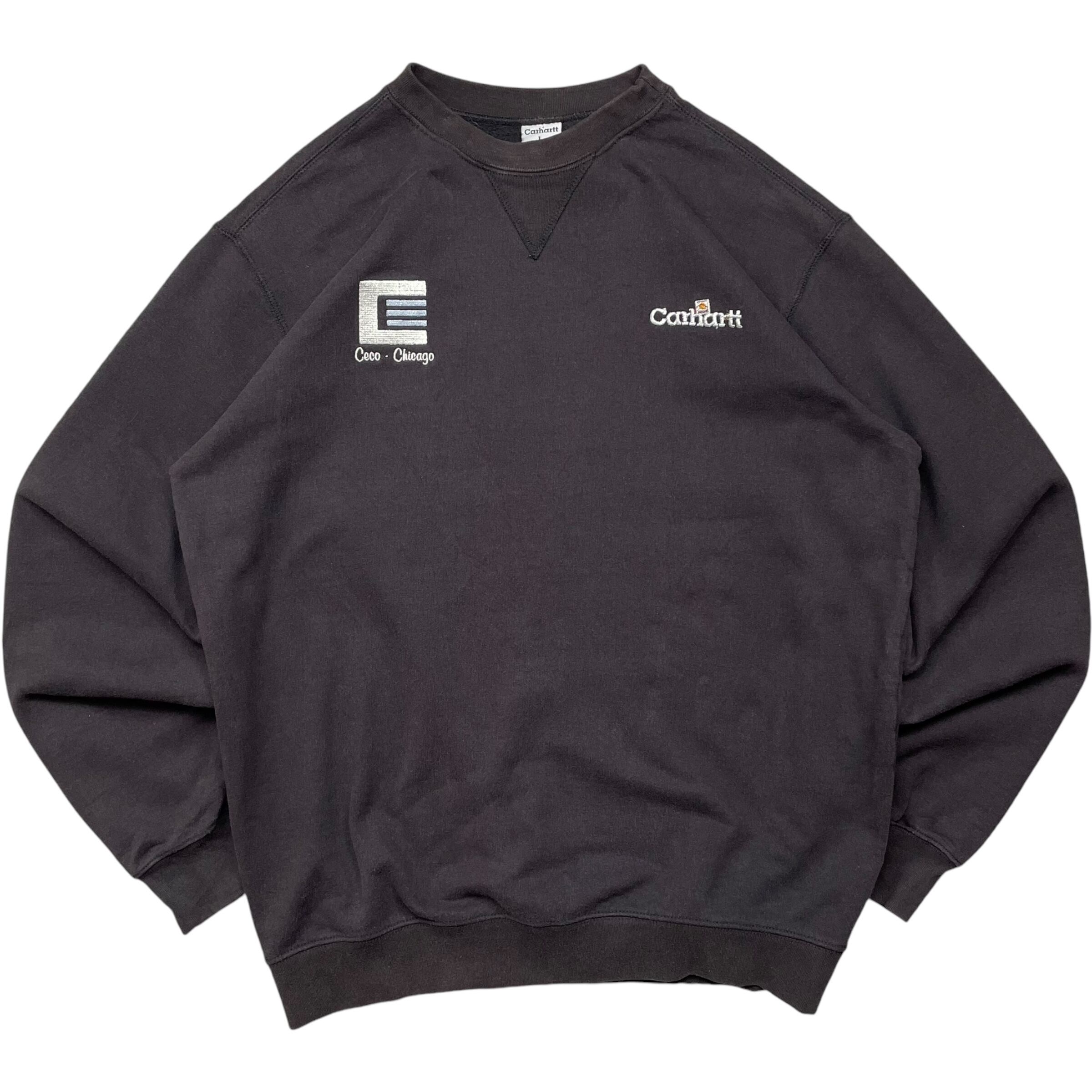 《L》 Carhartt カーハート スウェット 企業ロゴ Ceco ・ Chicago no.4994