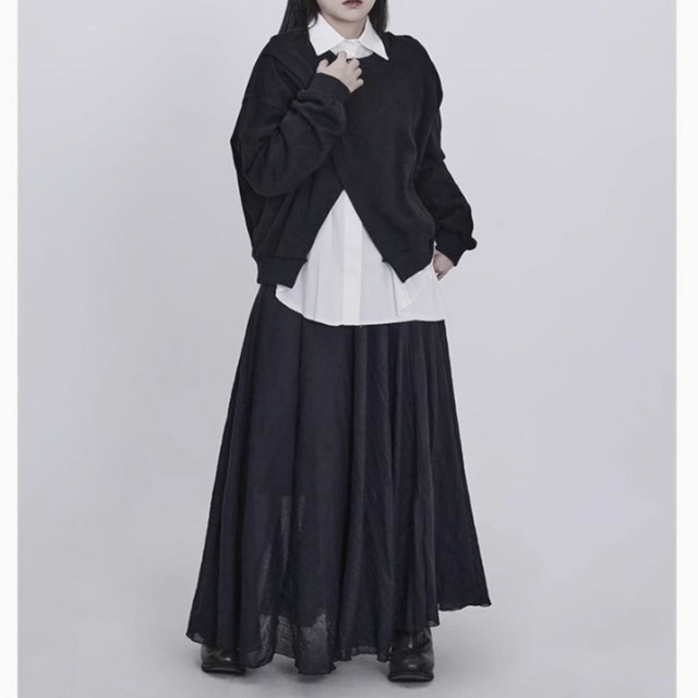 Asymmetric sweat tops C0748