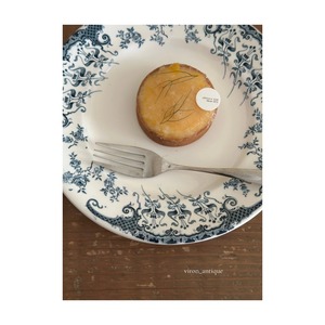 Longwy　ロンウィー　/　“St germain”　サンジェルマンの平皿プレート　φ22.8cm　(b)