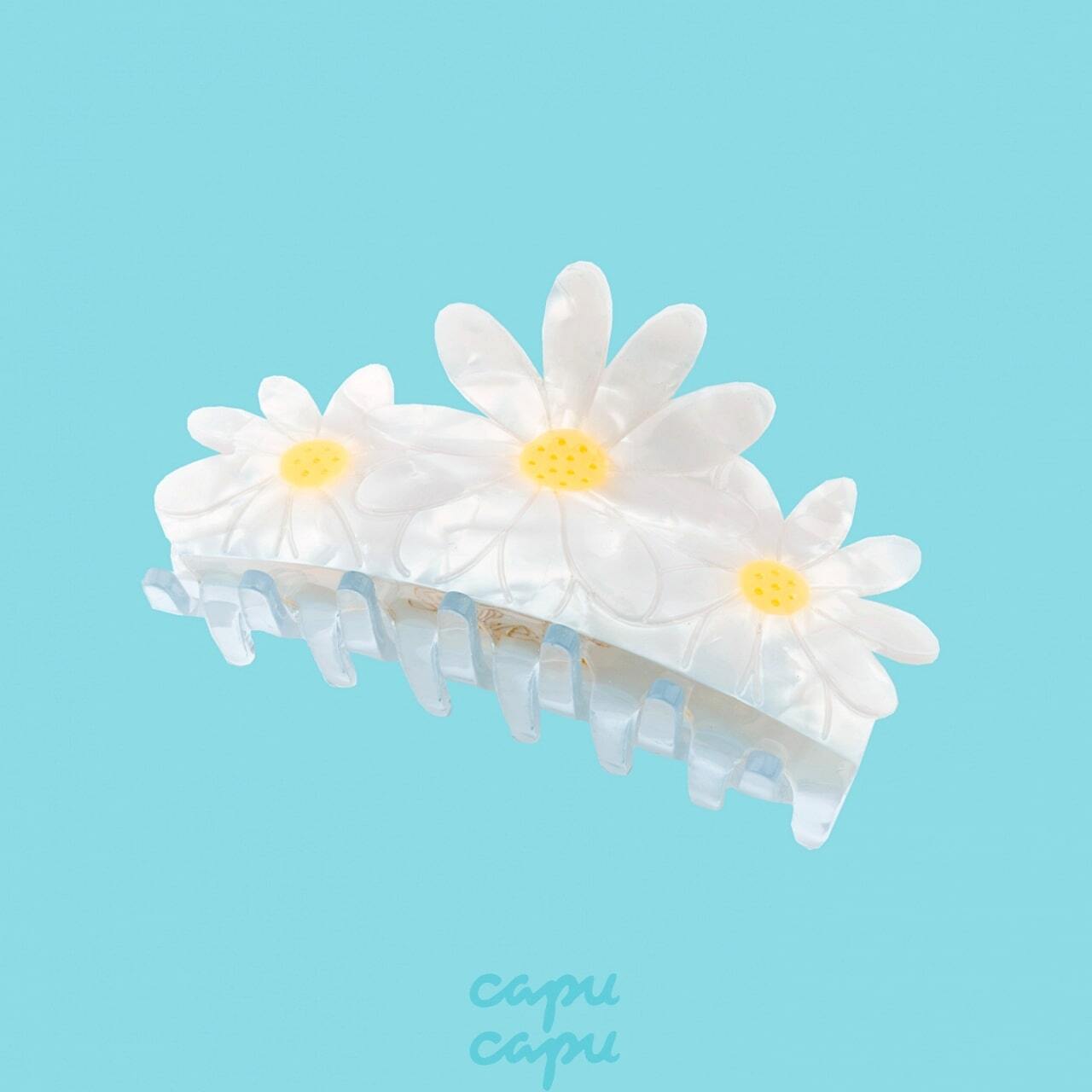 即納» Coucou Suzette Big Daisy Hair Claw ククシュゼット ヘア