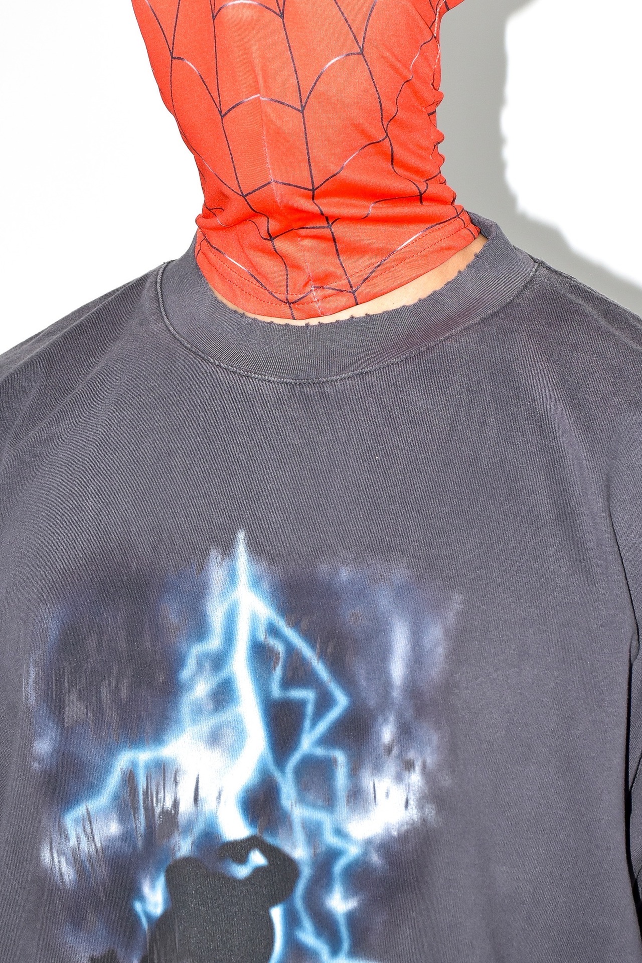 ヴィンテージグラフィックTシャツ　パープルブラック