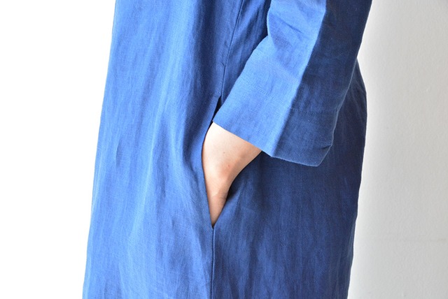 SWARM(スワーム)リネンボートネックワンピース(NS-44023)全6色