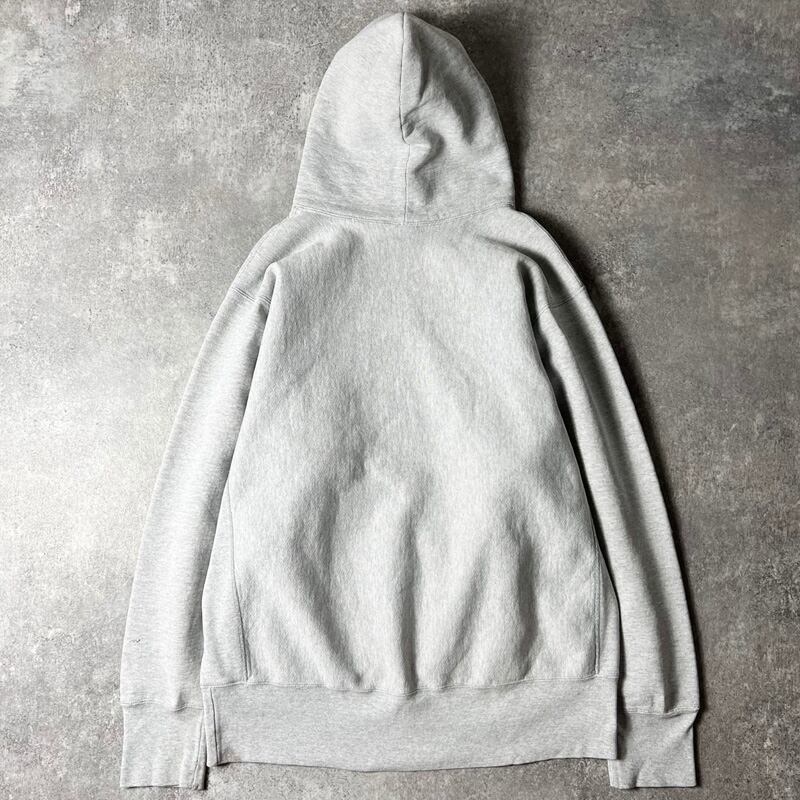 90s USA製 CAMBER カレッジ プリント RWタイプ スウェット フード