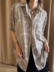 paisley pattern classic shirt-5256-6