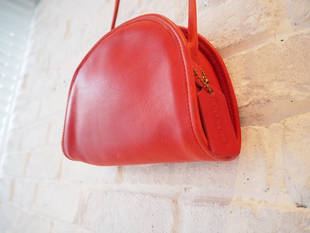 90s OLD COACH Half Moon Shoulder Bag /オールドコーチ ハーフムーン ショルダーバッグ