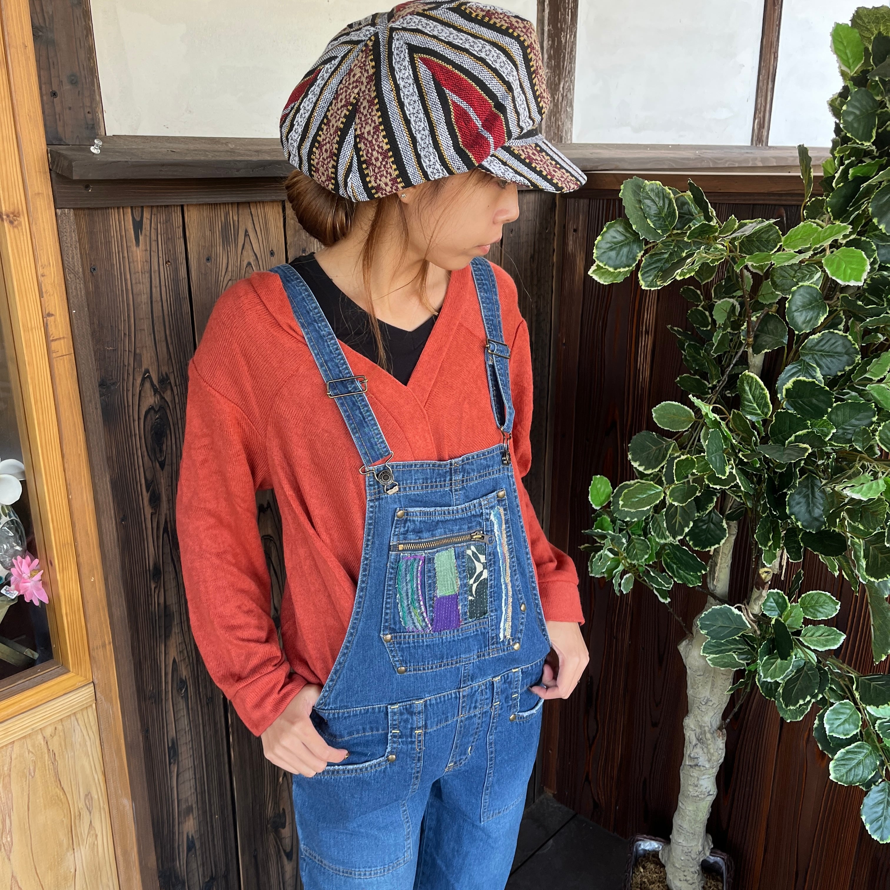 リメイクカンタキルトサロペット | アジアン雑貨ルチュ