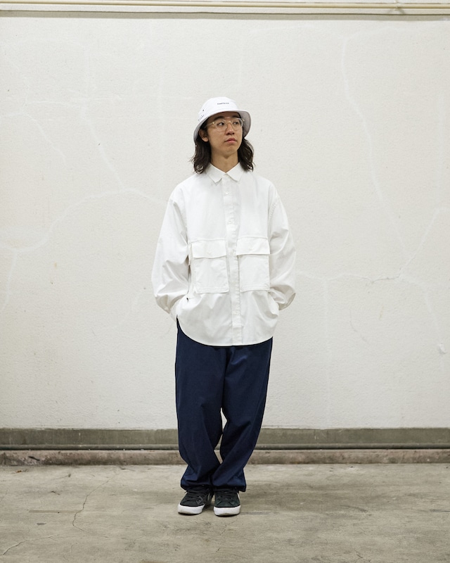 【FreshService(フレッシュサービス)】DRY OXFORD FLAP POCKET L/S SHIRT（FSW-23-SH_001）