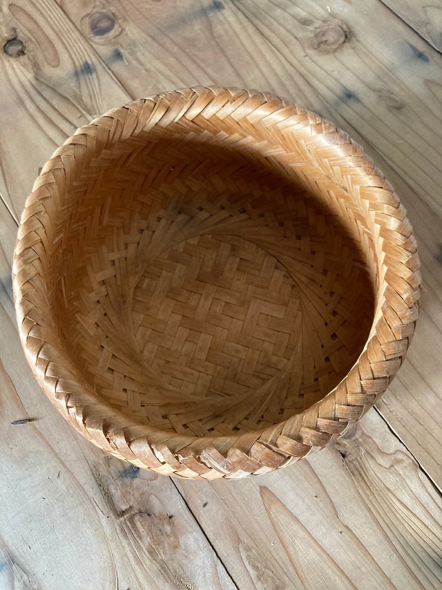 SALE/ヴィンテージの竹籠