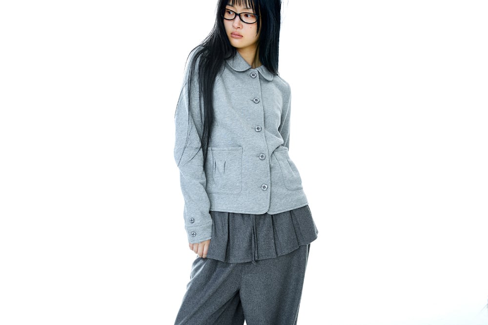 COYSEIO] PLEATS OVER WOOL PANTS GREY 正規品 韓国ブランド 韓国通販