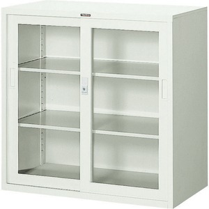 Book Cabinet 書庫 ガラス引違(床置き用ベース付)