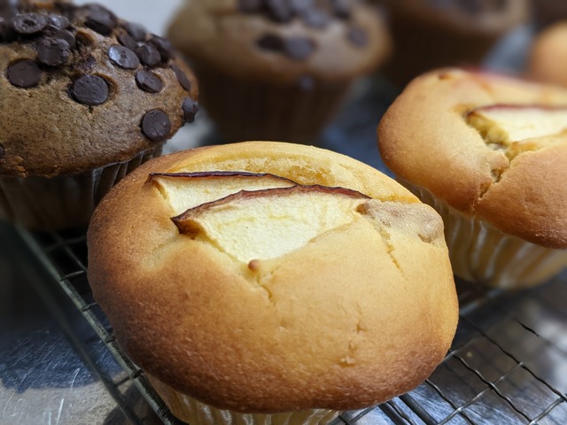 チョコちょこオレンジ米粉マフィン