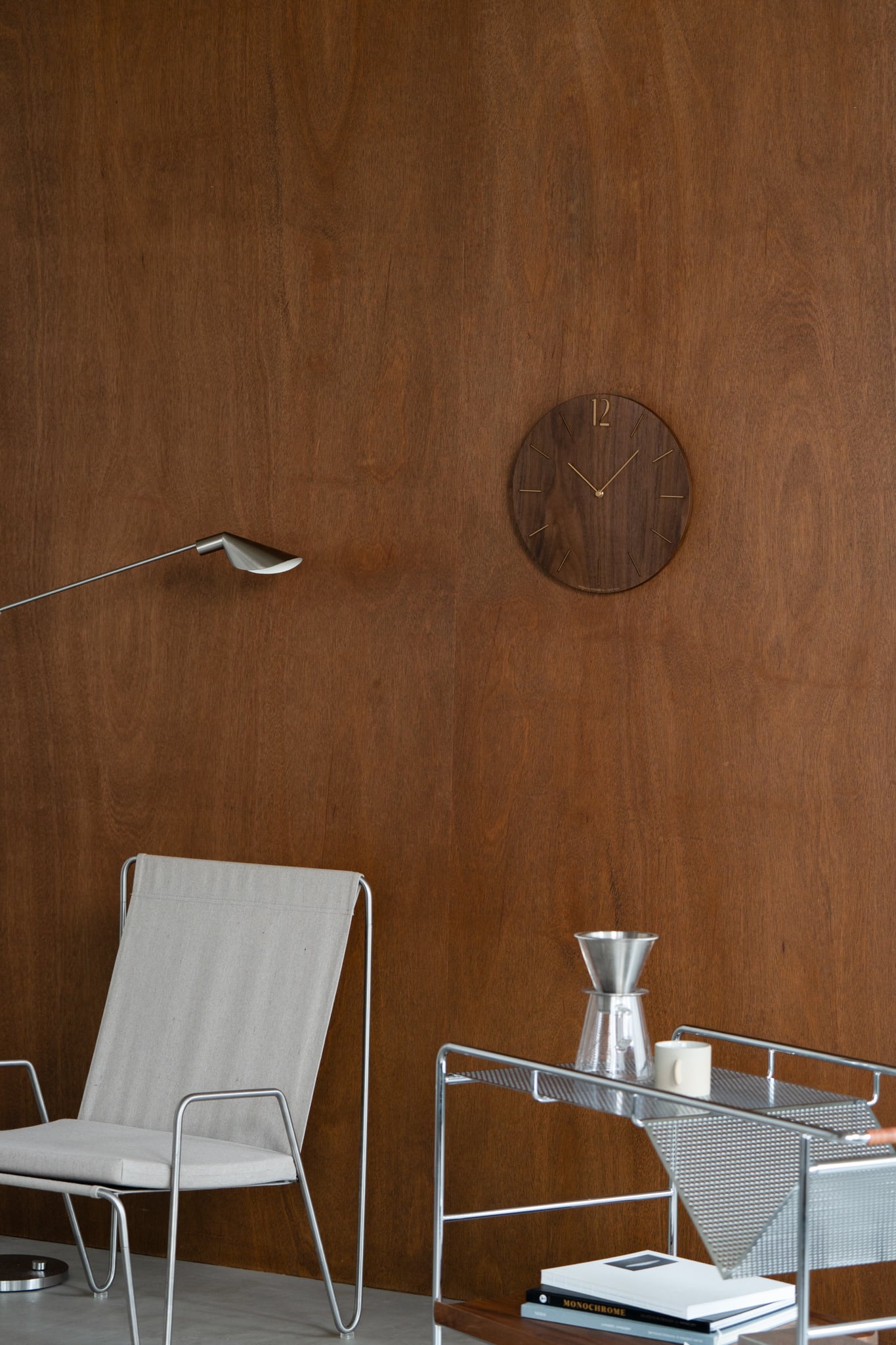 電波時計 PROUD CLOCK WALNUT -NENRIN- | シャンブル【CHAMBRE】by