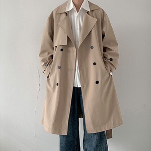 ダブルブレストロング丈トレンチコート C10715
