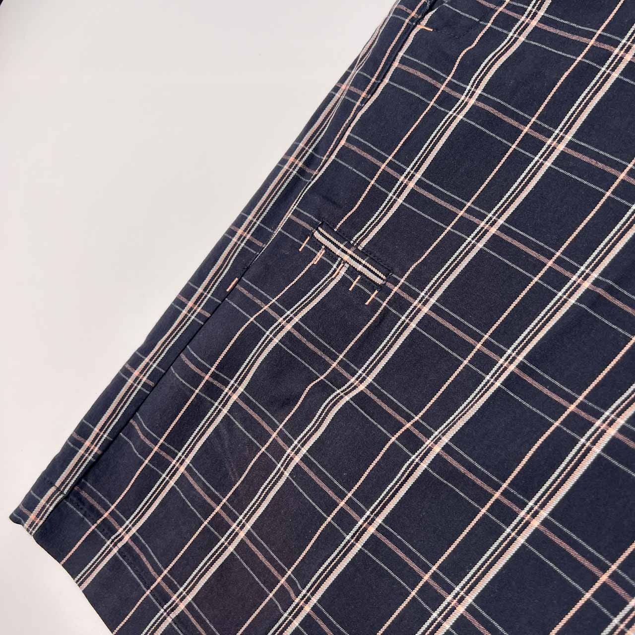 OAKLEY オークリー チェック柄 ハーフパンツ ショートパンツ サイズ 36 /メンズ/ブラック系/ゴルフ