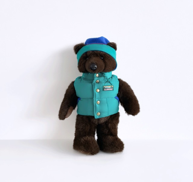 L.L.Bean Ellie Bear SKATE / 90s Vintage Plush Doll エルエル