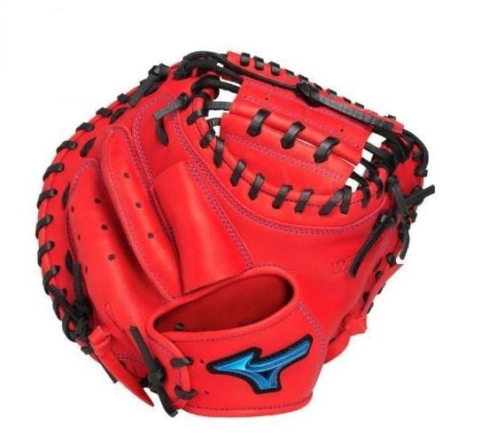 ミズノ(MIZUNO)ジュニア軟式用ウィルドライブ ブルー 限定カラー【捕手用/M-R型】品番: 1AJCY33400