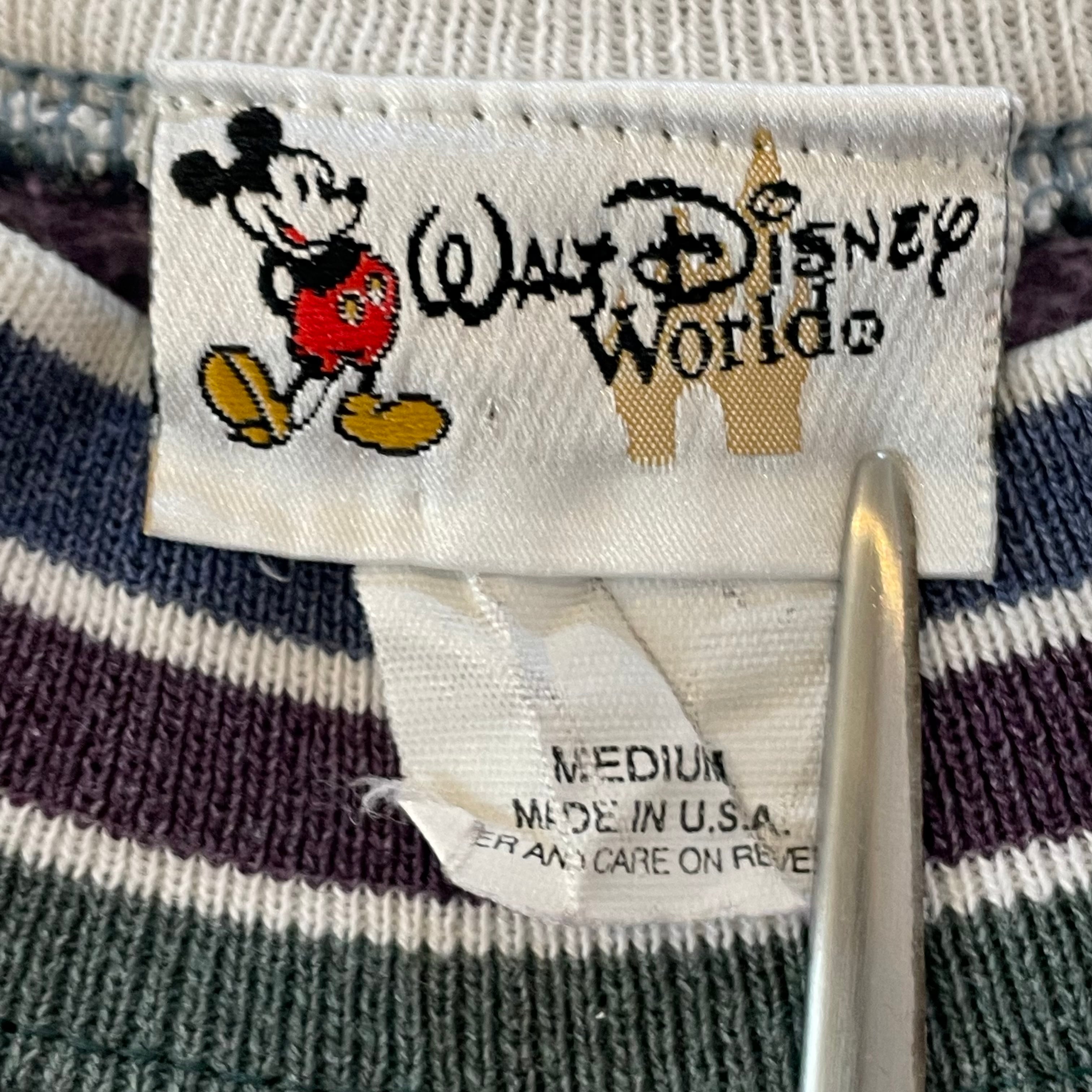 Walt Disney World】90s USA製 スウェット トレーナー 刺繍 ロゴ