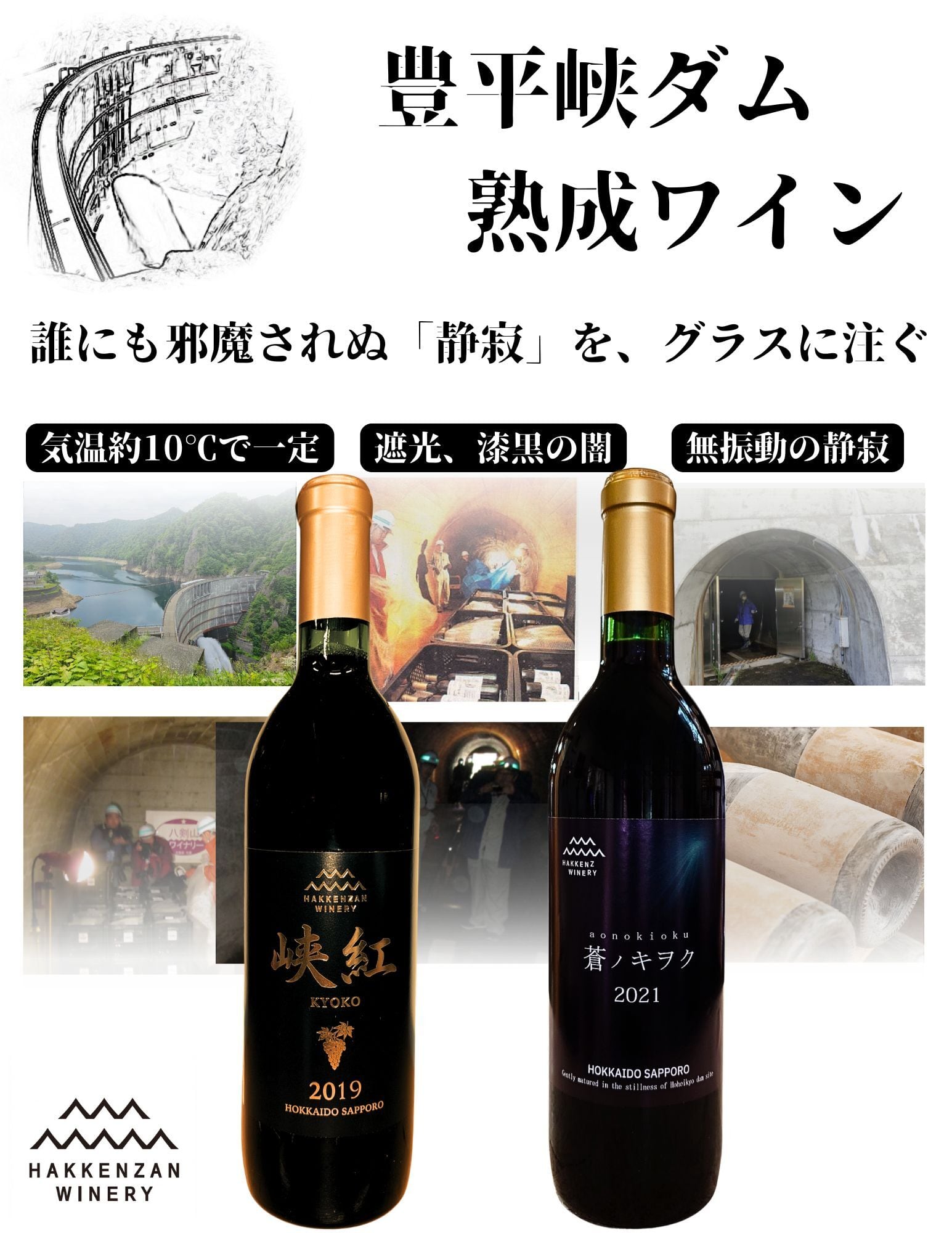 蒼ノキオク 2021 （豊平峡ダム熟成ワイン） | 八剣山ワイナリー