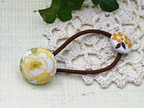 No.127❤猫❤着ぐるみの双子ちゃん❤レジン❤ヘアゴム ブローチ