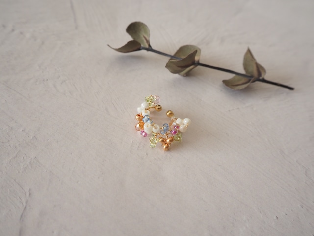 flower ear cuff(loli pop)